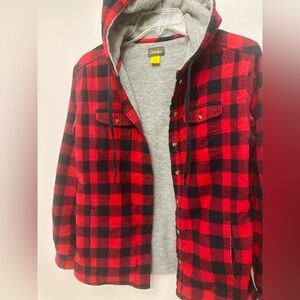 Cabela's Red and Black Checkered Jacket